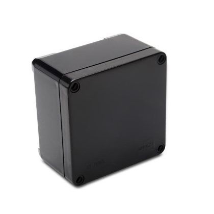   UNIVOLT 000528 PKGH 100 OP fekete, HFT páncéljellegű kötődoboz, falon kívüli