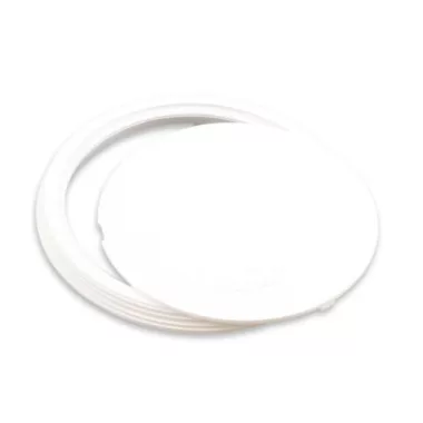 UNIVOLT 000806 AZR 75 fehér kerek takarófedél, fehér, PVC, kipattintható fedéllel, átm. 75mm