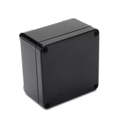   UNIVOLT 000848 PKG 100 OP fekete páncéljellegü kötődoboz, falon kívűl
