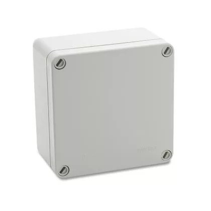   UNIVOLT 000849 PKG 100 OP világos szürke páncéljellegü kötődoboz, falon kívűl