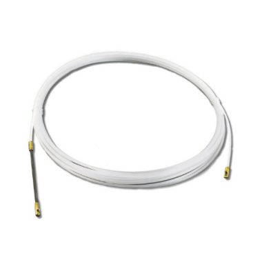 UNIVOLT 000949 müanyag behúzószalag, hossz.15m,átm. 3mm,egyik végén rugós vezető fejjel