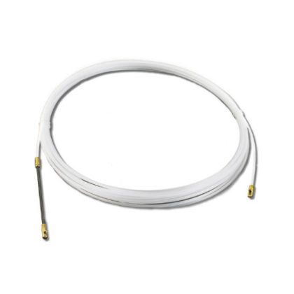   UNIVOLT 000950 müanyag behúzószalag, hossz.20m,átm. 3mm,egyik végén rugós vezető fejjelKÉP