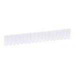   LEGRAND 001664 Module cover, white RAL 9003 with half-module divisions, 18 modules wide