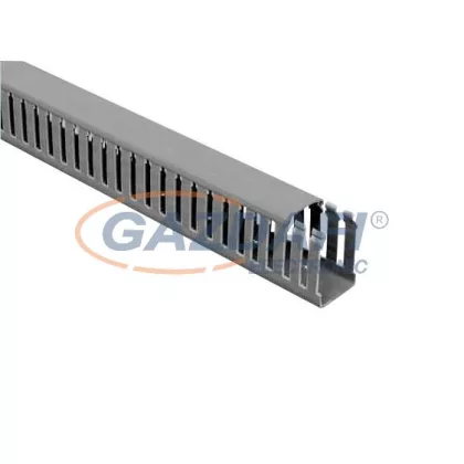   MUTLUSAN Perforált kábelcsatorna fedéllel, szürke , 40x60, 2m