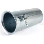 UNIVOLT 002565 Kábelbevezető hüvely 80mm kétrészes,egyenes,felnyitható,horg.acél, 76-92mm