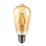   SYLVANIA 0027177 Toledo LED fényforrás, filament, 4W, E27, ST64, 2400K, 470Lm, 824, gold