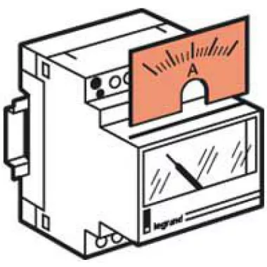 LEGRAND 004624 Lexic A mérő skála 0-1500A 4600-hoz
