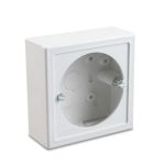   UNIVOLT 004769 DIN szerelvénydoboz MIK csatornához, egyrészes, kerettel, 85x85x32 mm