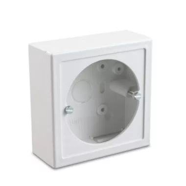 UNIVOLT 004769 DIN szerelvénydoboz MIK csatornához, egyrészes, kerettel, 85x85x32 mm