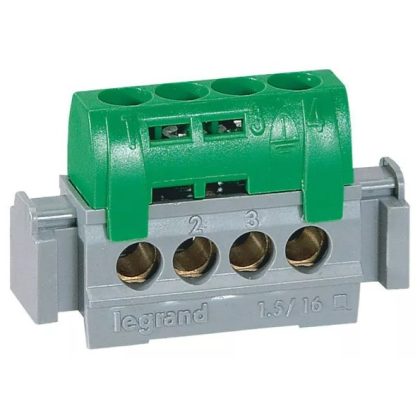   LEGRAND 004830 Lexic distribution terminal IP2 4 protective connection green