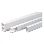   UNIVOLT 004865 kábelcsatorna, fedéllel, fehér, UV-álló, >1250N