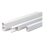   UNIVOLT 004866 MIK 16/40/2 fehér osztott 2m/sz, 30m/k kábelcsatorna, fedéllel, válaszfallal, fehér, UV-álló, >1250N