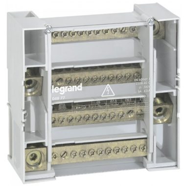 LEGRAND 004877 Lexic elosztóblokk 4P 250A 4x12 furat