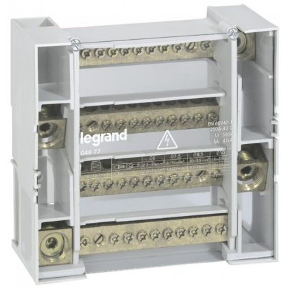 LEGRAND 004877 Lexic elosztóblokk 4P 250A 4x12 furat