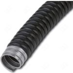   UNIVOLT 005999 fém gégecső, PVC köpeny, >750N,UV-álló, átm.45/38.2mm