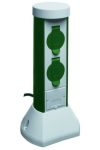 GAO 0068200021 GreenCraft Outdoor Power Column with 2 Sockets IP44 250V 16A