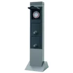   GAO 0087770712 Outdoor energy pole with 2 sockets + timer IP44 250V 16A