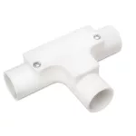   UNIVOLT 009255 IT 25 T-idom, csavarozható fedéllel, védöcsövekhez, PVC