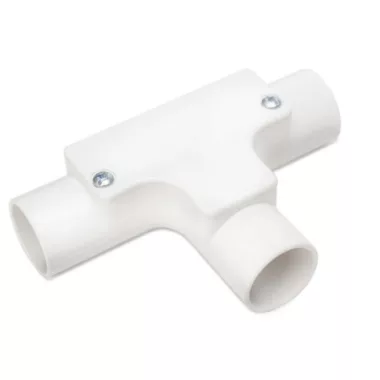 UNIVOLT 009255 IT 25 T-idom, csavarozható fedéllel, védöcsövekhez, PVC