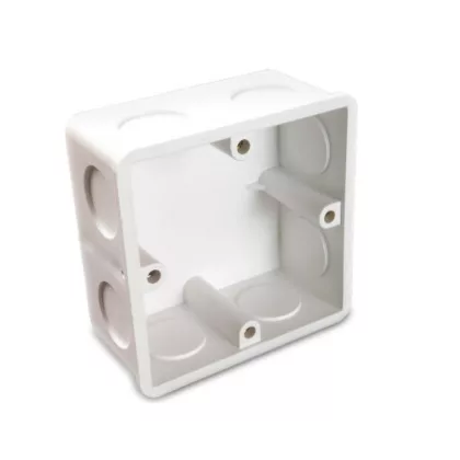   UNIVOLT 009330 kötő-szerelvénydoboz, PVC, fedél nélkűl, 135x75x35mm, vakolat alá