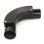   UNIVOLT 009644 HFIB 25 fekete halogénmentes ív, csavarozható fedéllel