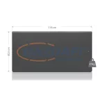   NOIROT AXIOM SMART ECOCONTROL PRÉMIUM elektromos fűtőpanel 2kW antracit