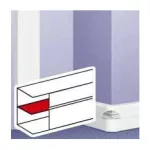 LEGRAND 010472 DLP partition 50 mm high, with cover holder