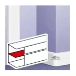 LEGRAND 010473 DLP partition 65 mm high, with cover holder