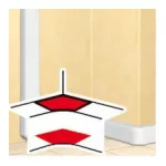 LEGRAND 010603 DLP internal elbow for 65 mm deep channel