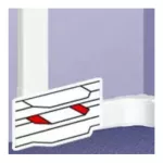 LEGRAND 010689 DLP kapacitásbővítő válaszfalhoz (4db)