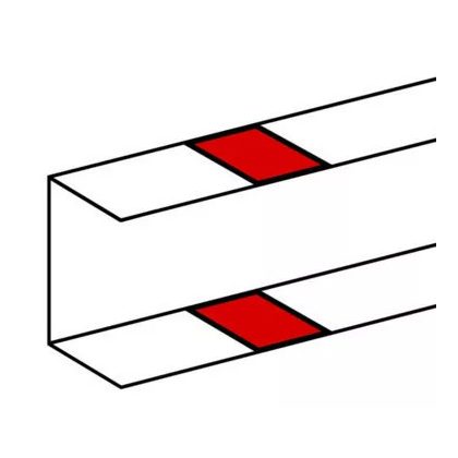 LEGRAND 010692 DLP takaróelem csatornához, öntapadós