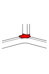 LEGRAND 010764 DLP branching element for 3D channel LEGRAND 010764 DLP branching element for 3D channel