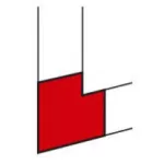   LEGRAND 010768 DLP flat bend element for channel 80x65 mm PVC