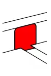 LEGRAND 010771 DLP junction element of 92x20 channels for 65 covers LEGRAND 010771 DLP junction element of 92x20 channels for 65 covers
