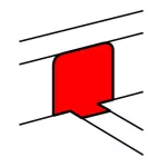   LEGRAND 010771 DLP junction element of 92x20 channels for 65 covers