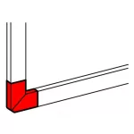 LEGRAND 010787 DLP bend element for 105x65 mm channel