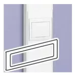 LEGRAND 010944 DLP Ø60 mounting frame for four, 130 cover