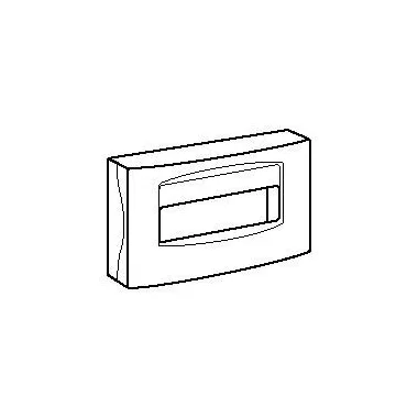 LEGRAND 010985 DLP Lexic 8-module frame for cover 130 LEGRAND 010985 DLP Lexic 8-module frame for cover 130