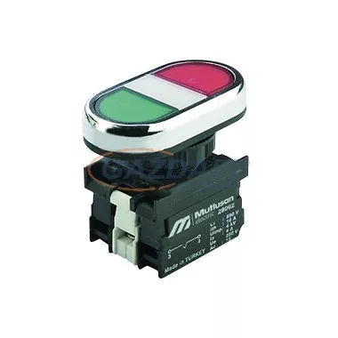 MUTLUSAN Dupla nyomógomb, zöld/piros