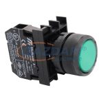 MUTLUSAN Ba9s Ledes nyomógomb, zöld