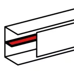   LEGRAND 011108 DLP aluminum partition wall 50 mm without lid holder