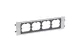 LEGRAND 011170 DLP aluminum frame four Ø60 assembly for 85 mm cover LEGRAND 011170 DLP aluminum frame four Ø60 assembly for 85 mm cover