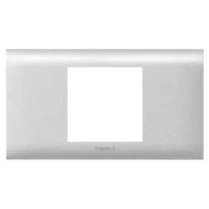   LEGRAND 011202 DLP alu keret Program Mosaic 2 modulos, 65 mm fedélhez