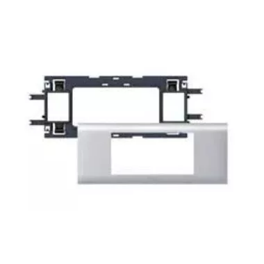 LEGRAND 011204 DLP alu keret Program Mosaic 4 modulos, 65 mm fedélhez