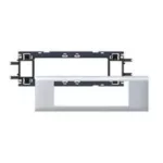   LEGRAND 011206 DLP alu keret Program Mosaic 6 modulos, 65 mm fedélhez