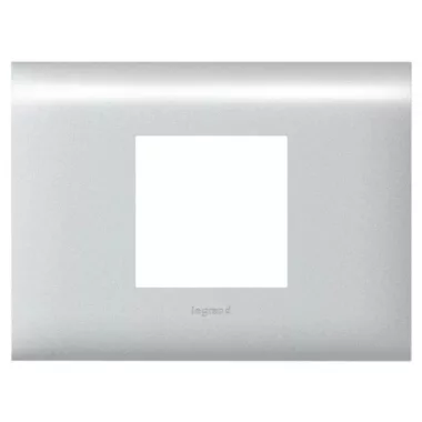 LEGRAND 011212 DLP alu keret Program Mosaic 2 modulos, 85 mm fedélhez
