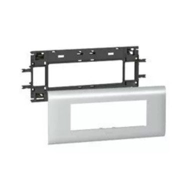 LEGRAND 011216 DLP aluminum frame for Program Mosaic 6-module, 85 mm cover