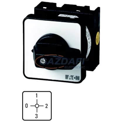   EATON 011273 T0-2-15130/IVS Vezérl. fokozatkapcsoló 2p 20A sorolható