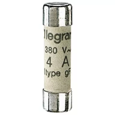 LEGRAND 012310 Lexic cylindrical fuse 10A gG 8.5 x31.5 without trip indicator