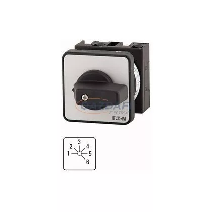   EATON 012915 T0-3-151/E Vezérl. fokozatkapcsoló 1p 20A beépíthető